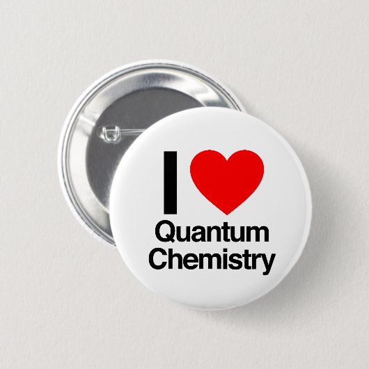 i Liebe Quantenchemie Button (Vorne & Hinten)