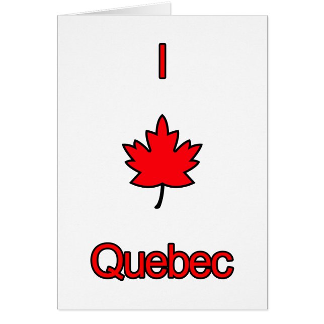 I Liebe Quebec (Vorne)