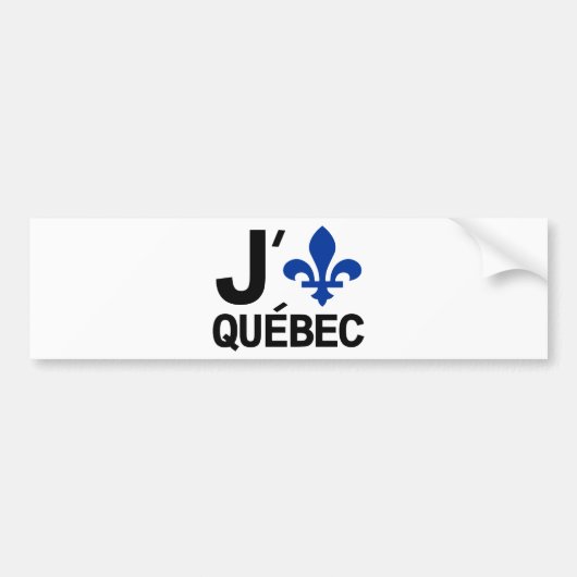 I Liebe Quebec Autoaufkleber (Vorne)