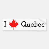I Liebe Quebec Autoaufkleber (Vorne)