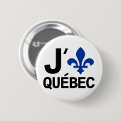 I Liebe Quebec Button (Vorne & Hinten)