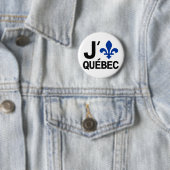 I Liebe Quebec Button (Beispiel)