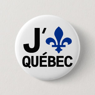 I Liebe Quebec Button