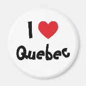 I Liebe Quebec Magnet (Vorne)