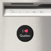I Liebe Quebec Magnet (In Situ (Geschirrspüler))