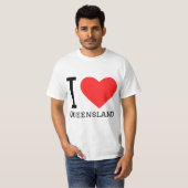 I Liebe Queensland T-Shirt (Vorne ganz)