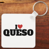 I Liebe Queso Schlüsselanhänger (Rückseite)