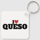 I Liebe Queso Schlüsselanhänger (Rückseite)
