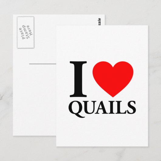 I Liebe Quests Postkarte (Vorne/Hinten)