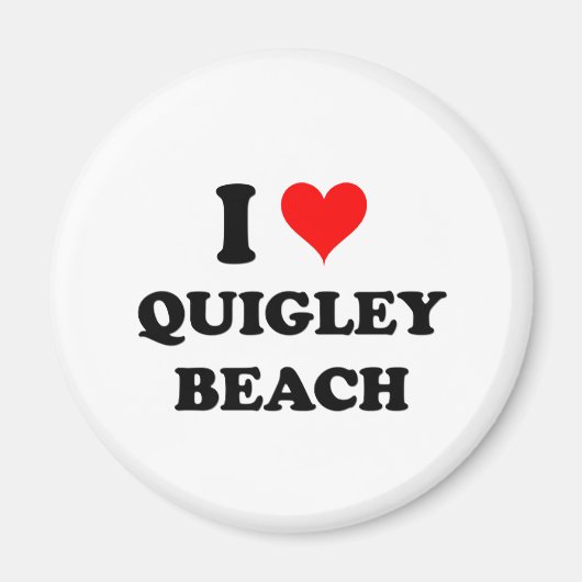 I Liebe Quigley Beach Connecticut Magnet (Vorne)