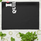 I Liebe Quilting Premium Geschirrtuch (Gefaltet)