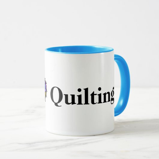 I Liebe Quilting Tasse (VorderseiteRechts)
