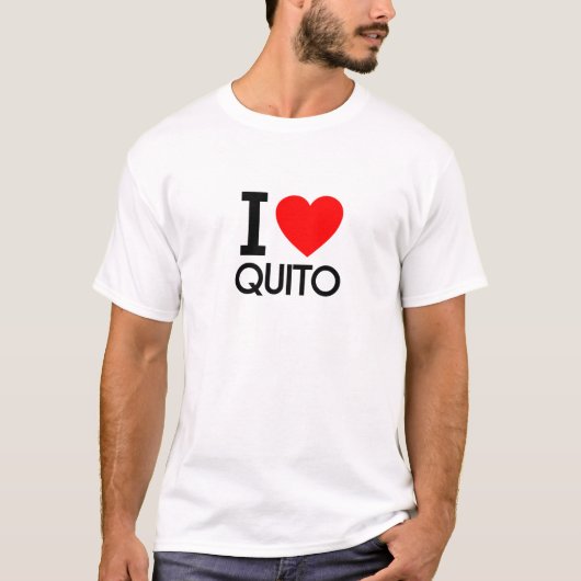 I Liebe Quito T-Shirt (Vorderseite)