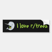 I Liebe r/trees Autoaufkleber (Vorne)