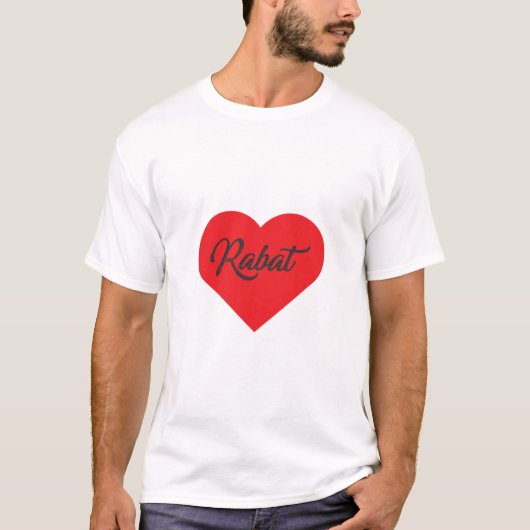 I Liebe Rabat - Marokko T-Shirt (Vorderseite)