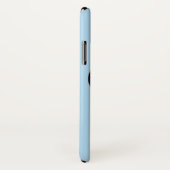 I Liebe Rabbits iPhone X Case (Light Blue) (Hinten/Rechts)