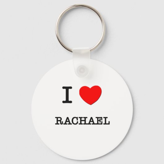 I Liebe Rachael Schlüsselanhänger (Vorderseite)