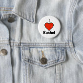 I Liebe Rachel Button (Beispiel)