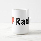 I Liebe Rachel Kaffeetasse (Mittel)