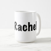 I Liebe Rachel Kaffeetasse (VorderseiteRechts)
