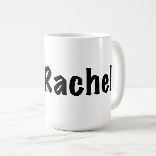 I Liebe Rachel Kaffeetasse (VorderseiteRechts)