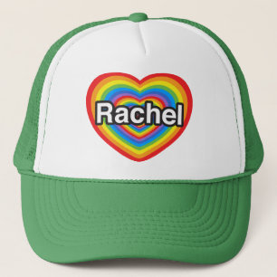 I Liebe Rachel. Liebe I Sie Rachel. Herz Truckerkappe