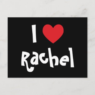 I Liebe Rachel Postkarte