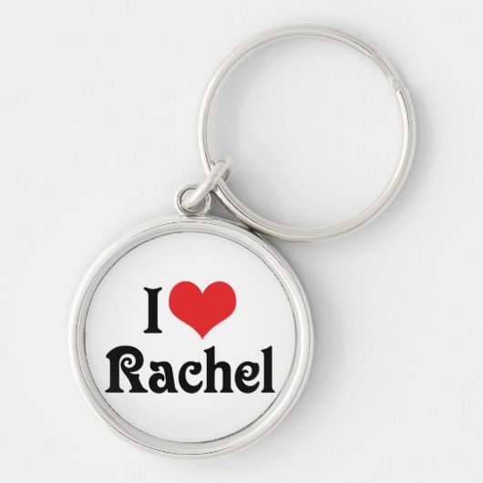 I Liebe Rachel Schlüsselanhänger (Vorne)