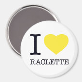 I LIEBE RACLETTE MAGNET (Vorderseite/Rückseite)