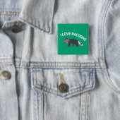I Liebe Racoons Button (Beispiel)
