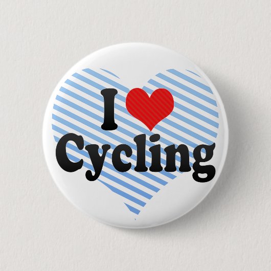 I Liebe-Radfahren Button (Vorderseite)