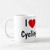 I Liebe-Radfahren Kaffeetasse (Links)