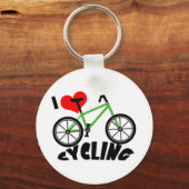 I Liebe Radfahren Schlüsselanhänger (Vorderseite)