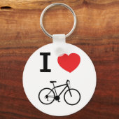 I Liebe Radfahren Schlüsselanhänger (Vorderseite)