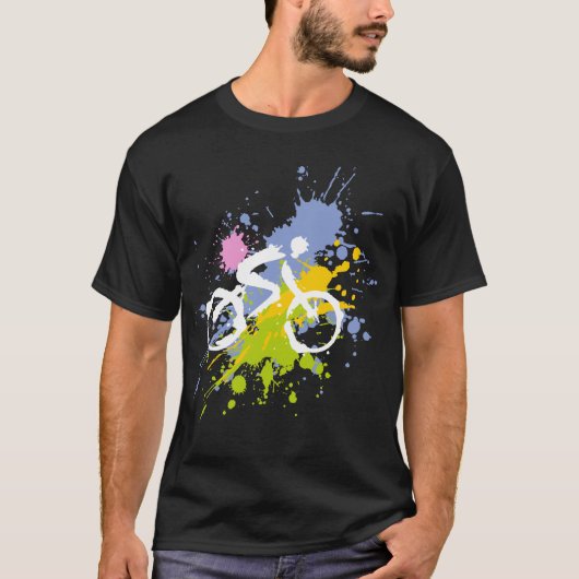 I Liebe-Radfahren T-Shirt (Vorderseite)