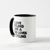 I Liebe-Radfahren Tasse (Vorderseite Links)