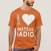 I Liebe Radio Ham Operator T-Shirt (Vorderseite)