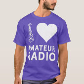 I Liebe Radio Ham Operator T-Shirt (Vorderseite)