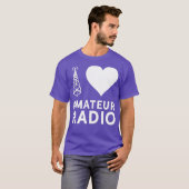 I Liebe Radio Ham Operator T-Shirt (Vorne ganz)