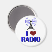 I Liebe Radio Magnet (Vorderseite/Rückseite)