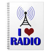 I Liebe Radio Notizblock (Vorderseite)