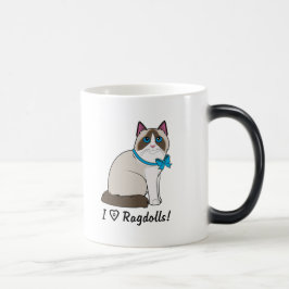 I Liebe Ragdoll Katzen Verwandlungstasse