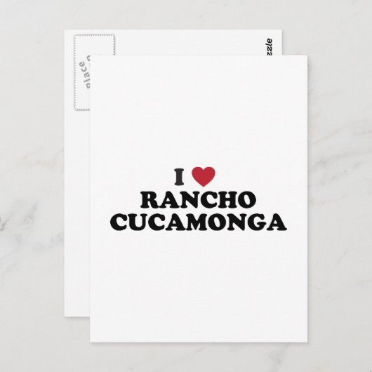 I Liebe Rancho Cucwithin a California Postkarte (Vorne/Hinten)