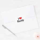 I Liebe Randy Herz-Aufkleber (Umschlag)