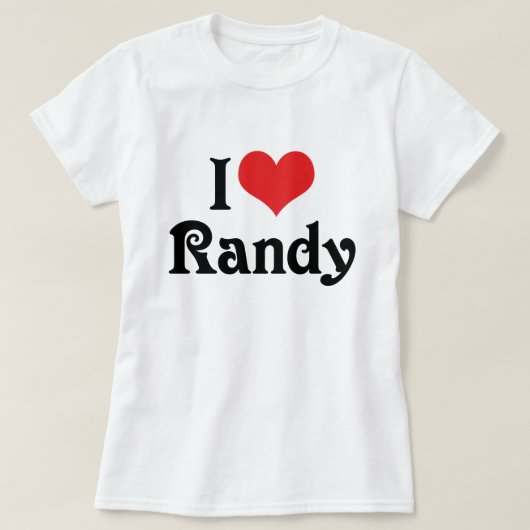 I Liebe Randy T-Shirt (Design vorne)