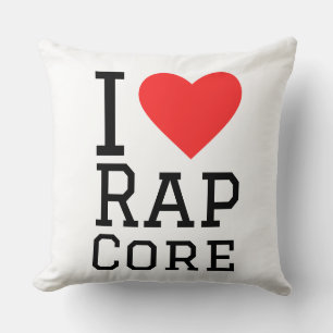 I Liebe Rap Core Kissen