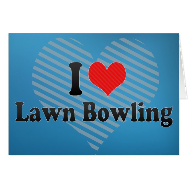 I Liebe-Rasen-Bowling (Vorderseite (Horizontal))