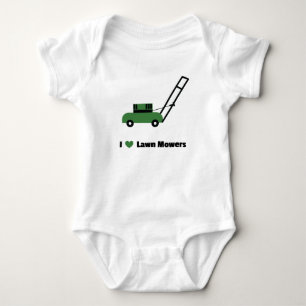 I Liebe Rasenmäher Baby Strampler