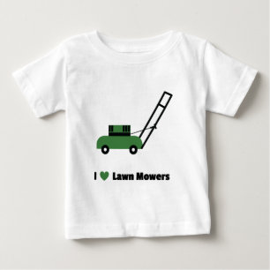 I Liebe Rasenmäher Baby T-shirt