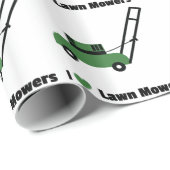 I Liebe Rasenmäher Geschenkpapier (Rolleneckpunkt)